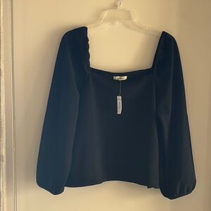 Elegant Black Women's Top